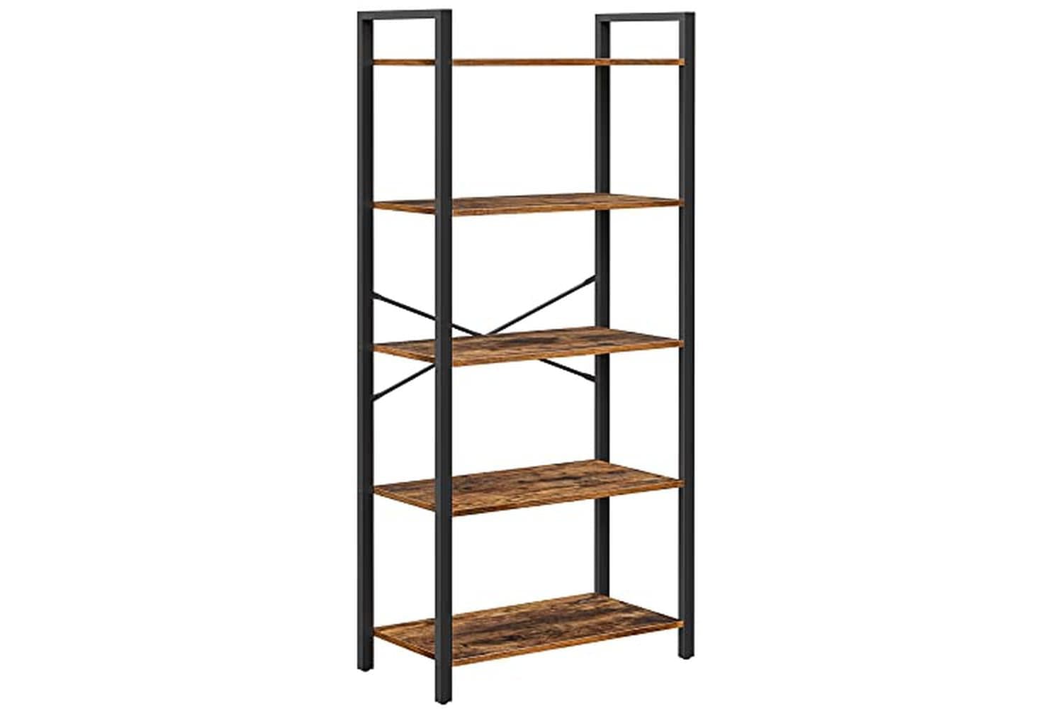 Vasagle Ladder Shelves | 6 Shelves | Rustic Natural/Black