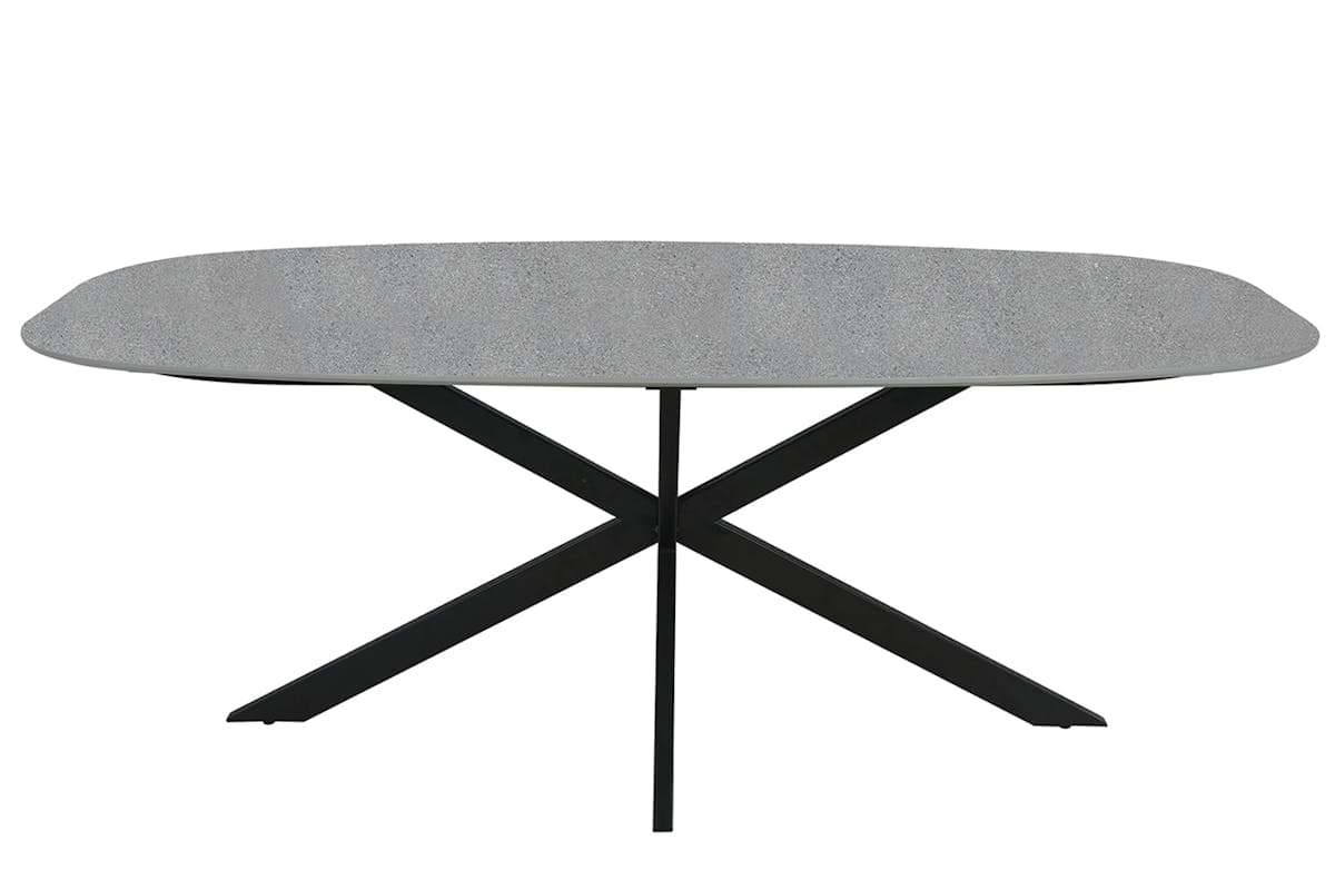 Sadie Oval Dining Table | 200 cm | Grey
