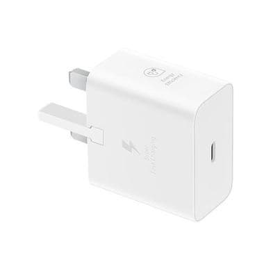 Samsung 25W Super Fast Charging USB-C Wall Plug - White