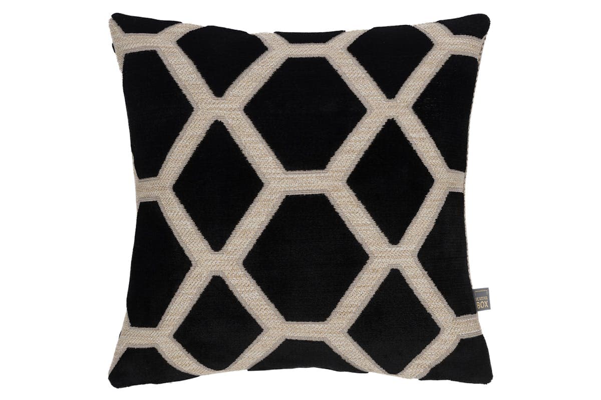 Orva Cushion | Black | 43 x 43 cm