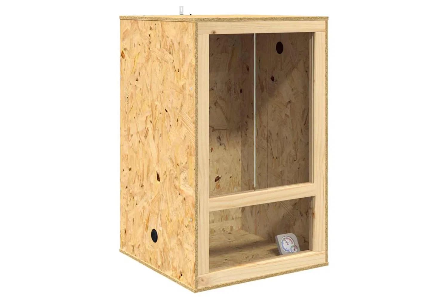 Vidaxl Terrarium Brown 50 X 50 X 80 Cm Osb