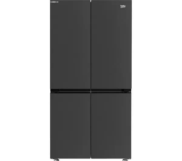 BEKO Pro HarvestFresh GN446224VPZ Fridge Freezer - Black Steel