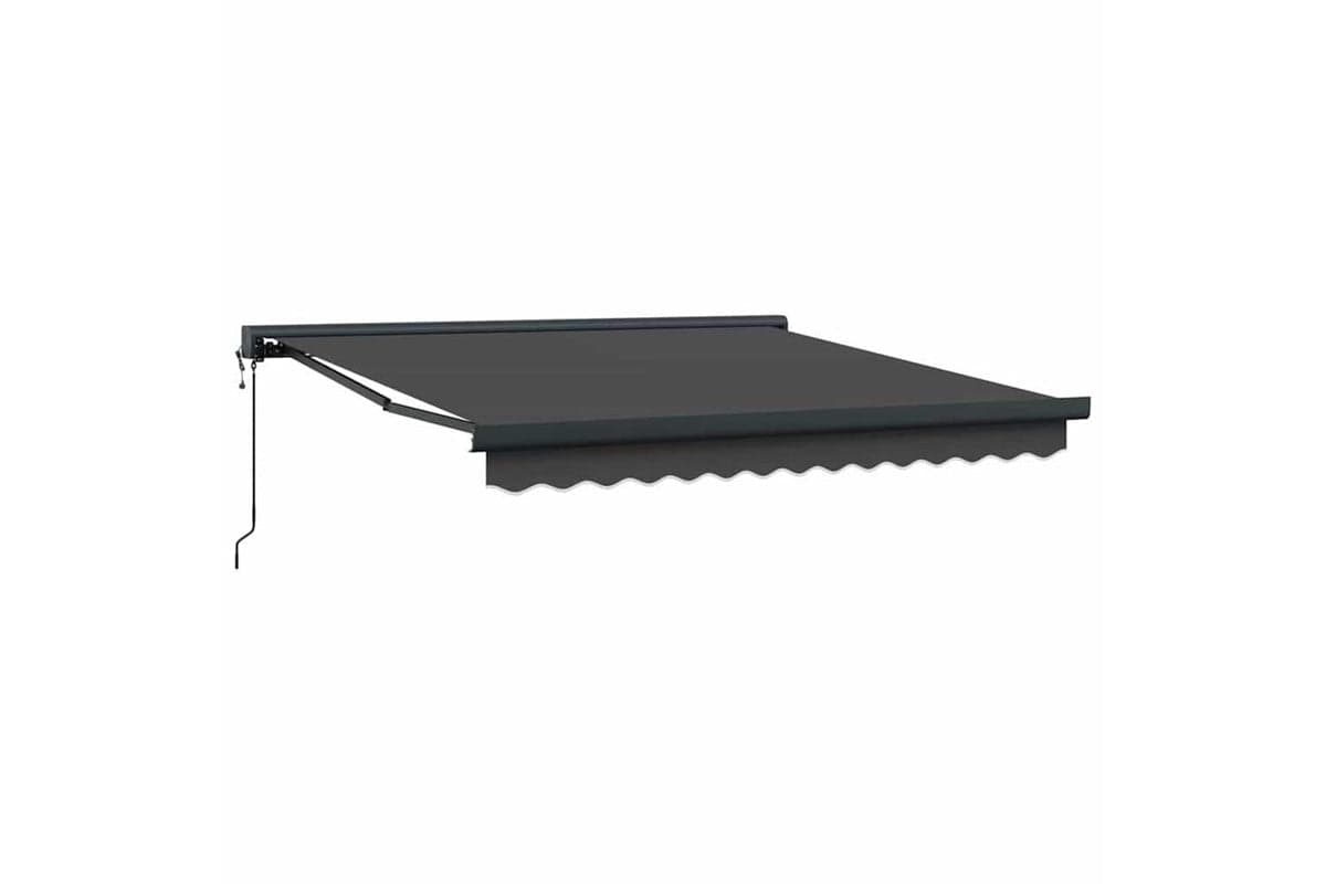 Vidaxl Retractable Awning Anthracite 300 X 250 Cm Fabric And Metal