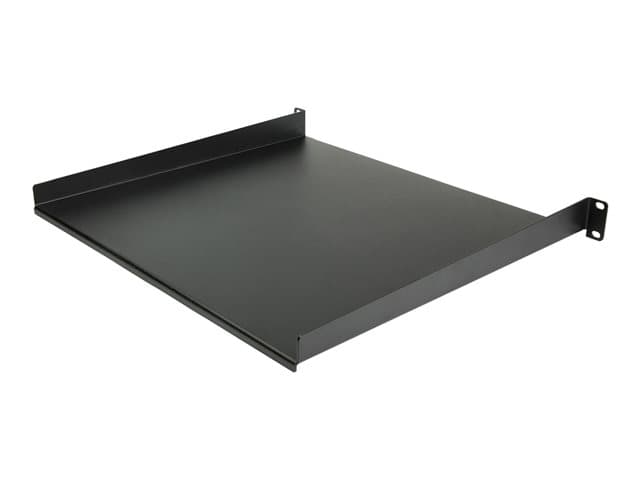 Startech 1U Server Rack Cabinet Shelf, 16in Deep Fixed Cantilever Tray, Rackmount Shelf for 19" AV/Data/Network Equipment Enclosure with Cage Nuts & S