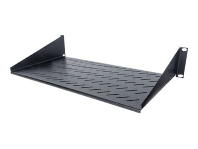 INTELLINET - 19" Cantilever Shelf, 2U, 2-Point Front Mount, 250mm Depth, Max 25kg, Black, Three Year Warranty - rack shelf - 2U