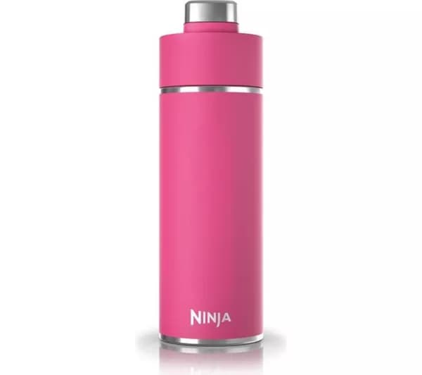 NINJA Thirsti Travel Water Bottle - Hot Pink, 530 ml