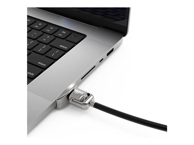 Compulocks - Ledge Lock Adapter for MacBook Pro 16" M1, M2 & M3 with Keyed Cable Lock - security slot lock adapter