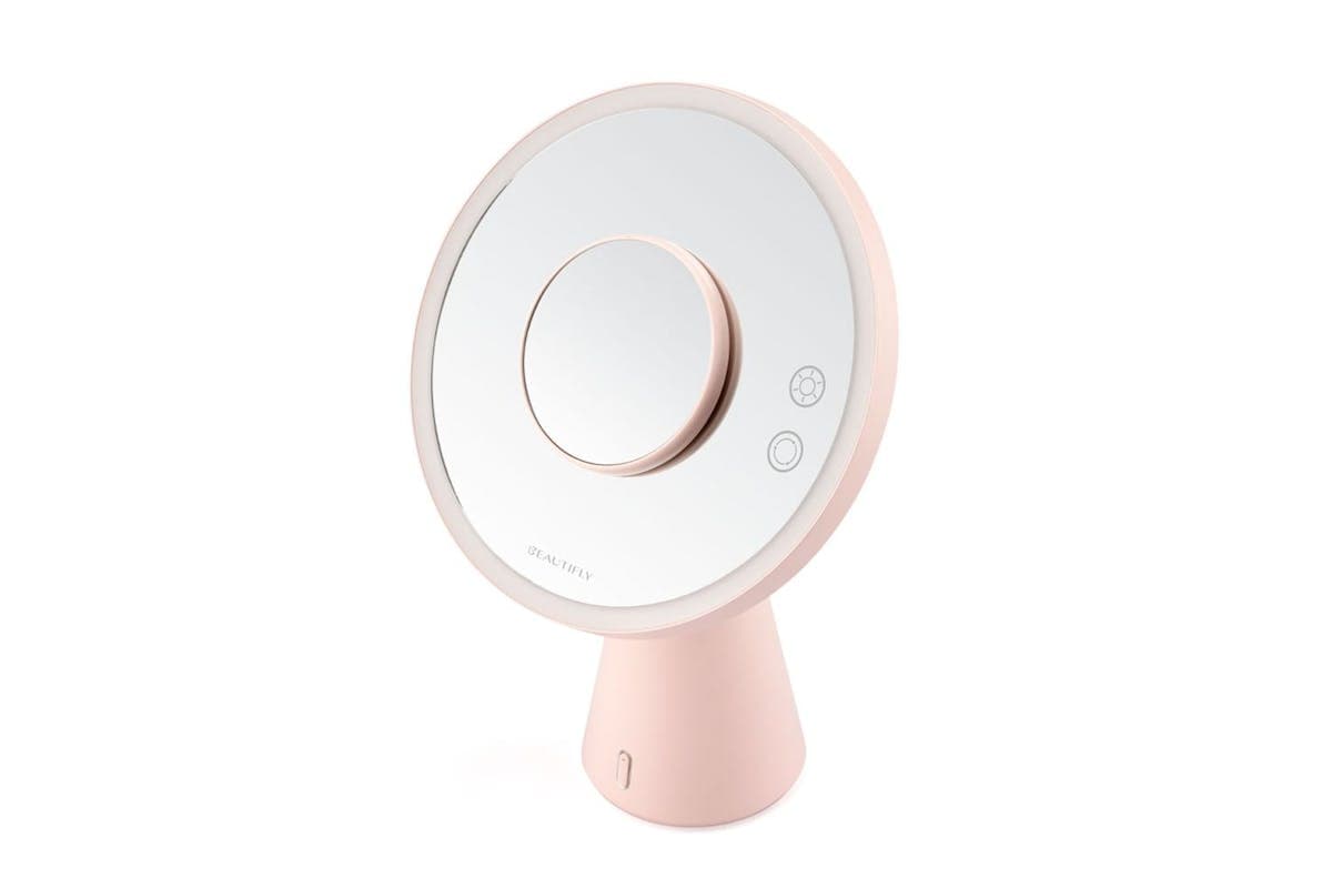 Beautifly Smart Moon Bt Speaker Digital Makeup Mirror Silver