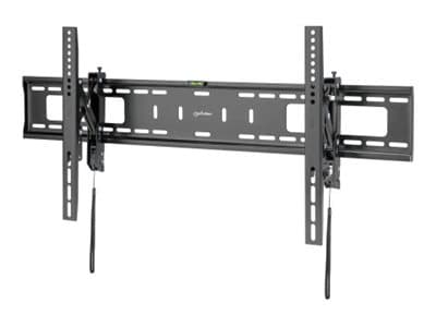 MANHATTAN - TECHly mounting kit - for curved / flat panel - anti-theft - black