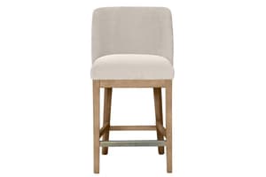 Walter Counter Stool | Fabric | Latte
