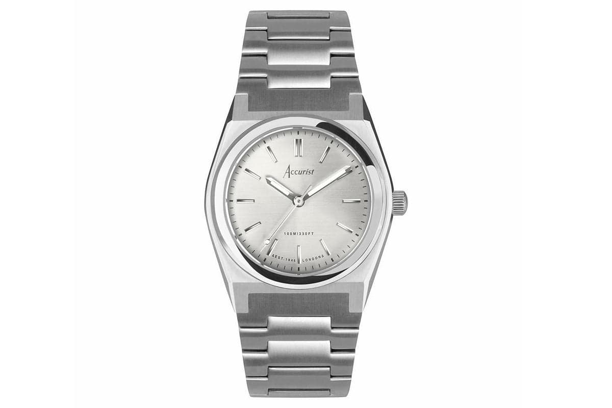 Accurist Origin Ladies Watch | Silver Case & Stainless Steel Bracelet With Silver Dial | 34mm