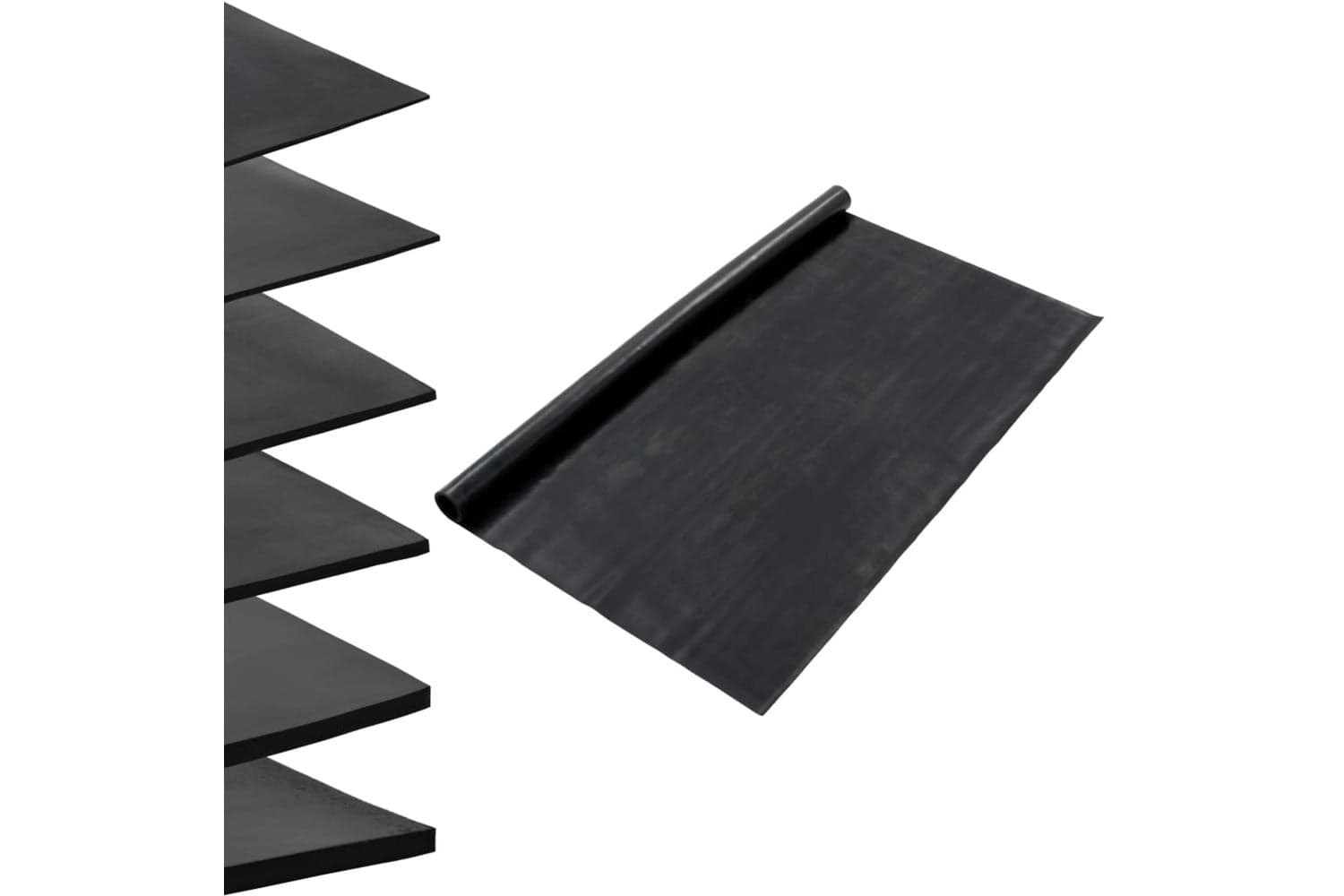 vidaXL Floor Mat Anti-slip Rubber 1.2x5 M Smooth