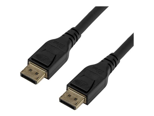 STARTECH.COM - StarTech 10ft/3m VESA Certified DisplayPort 1.4 Cable, 8K 60Hz HBR3 HDR, Super UHD DisplayPort to DisplayPort Monitor Cord, Ultra HD 4K 120Hz DP 1.4 Video Cable M/M DP Connectors - DP 1.4 Latching Cable - DisplayPort cable