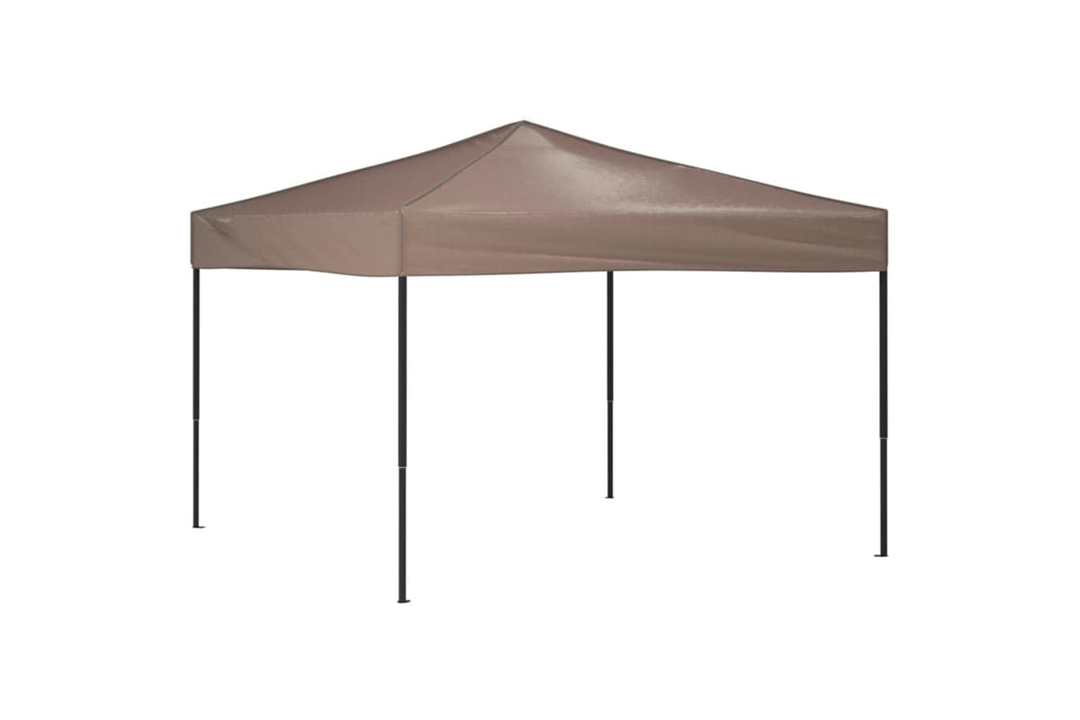 Vidaxl 93519 Folding Party Tent Taupe 3x3 M