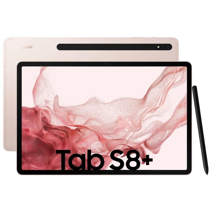 Samsung Galaxy Tab S8+ 12.4" 256GB Wi-Fi Tablet - Pink Gold | SM-X800NIDBEUB
