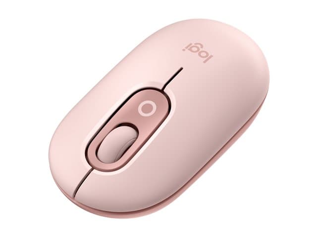 LOGITECH - POP - mouse - customisable emoji - Bluetooth 5.1 LE - rose