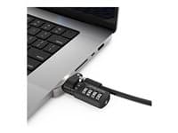 Compulocks - Ledge Lock Adapter for MacBook Pro 16" M1, M2 & M3 with Combination Cable Lock - Security slot lock adapter - with combination lock - for Apple MacBook Pro 16 (M1, M2)