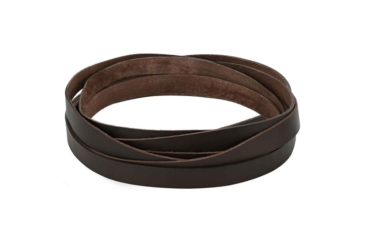 Vidaxl Leather Strap 1 Dark Brown 500 X 2 Cm Leather