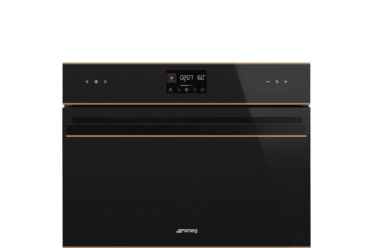 Smeg Dolce Stil Novo Combination Microwave Oven | SO4602M1NR | Black