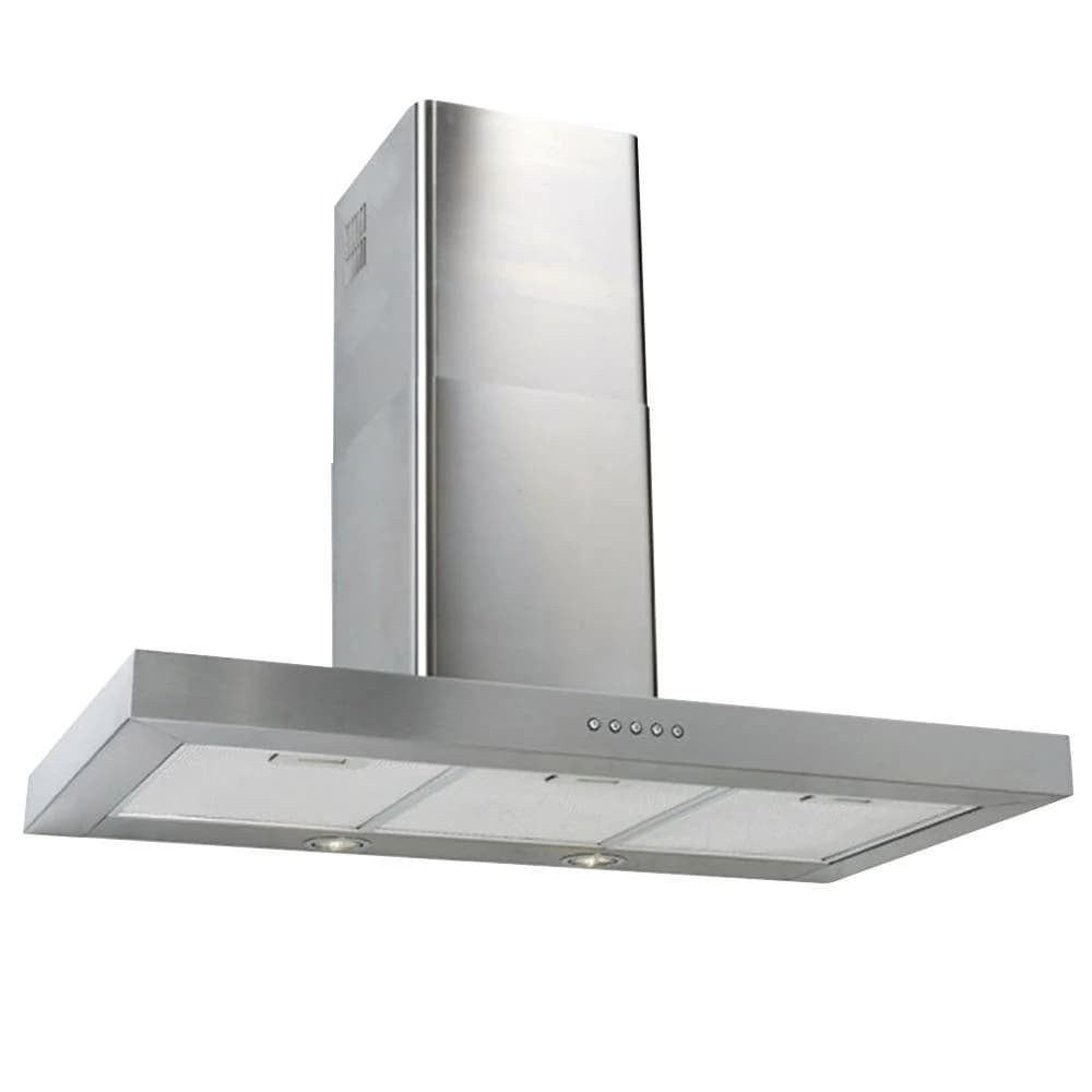 Luxair 100cm Flat Chimney Cooker Hood - Stainless Steel | LA-100-FLT-SS