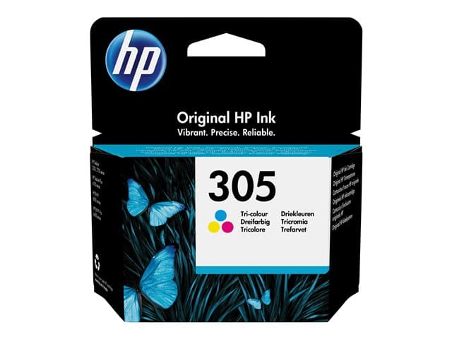 HP - 305 - colour (cyan, magenta, yellow) - original - ink cartridge