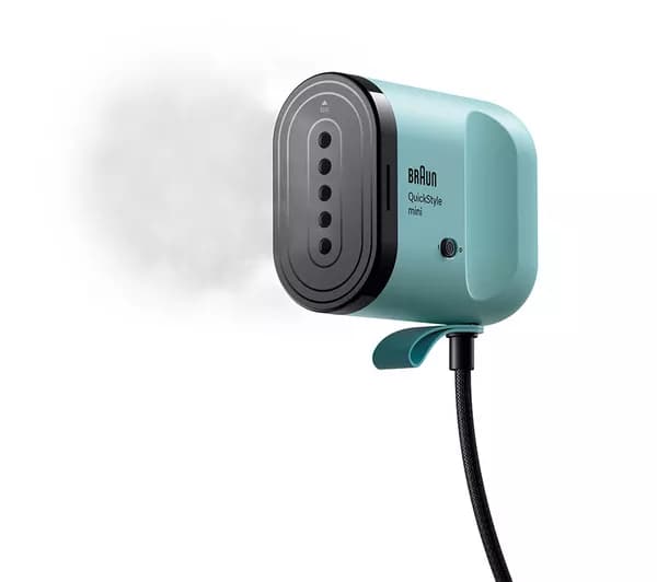 BRAUN QuickStyle Mini GS1051GR Travel Steam Clothes Steamer - Green