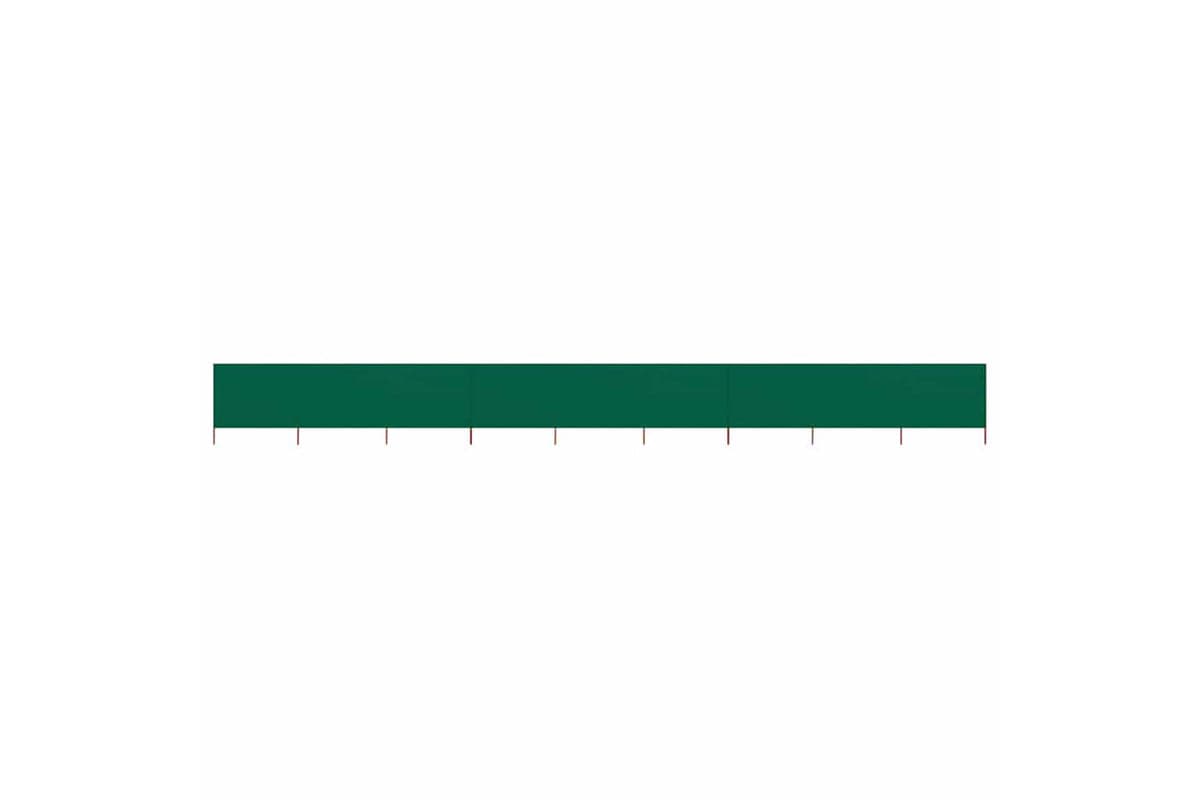 vidaXL 47199 9-panel Wind Screen Fabric 1200x160cm Green