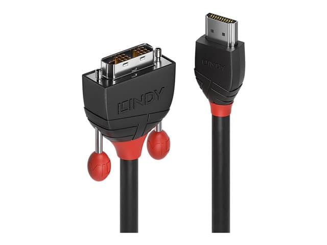 Lindy - Black Line adapter cable - HDMI / DVI - 2 m