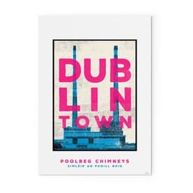 Dublin Town Poolbeg Small Print