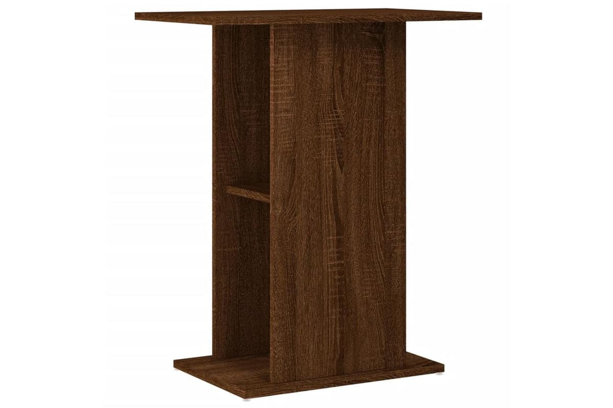 Vidaxl Aquarium Stand Brown Oak 605x36x725 Cm Engineered Wood
