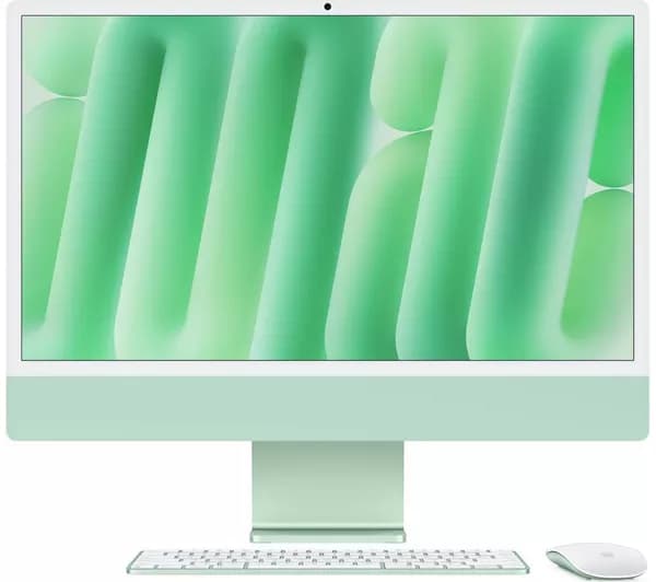 APPLE iMac 4.5K 24" (2024) - M4, 256 GB SSD, 8 CPU / 8 GPU, Green