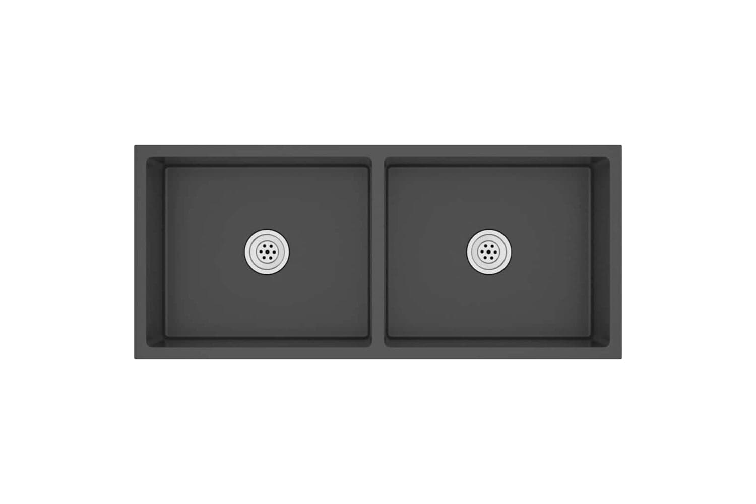 Vidaxl 51525 Handmade Kitchen Sink Black Stainless Steel