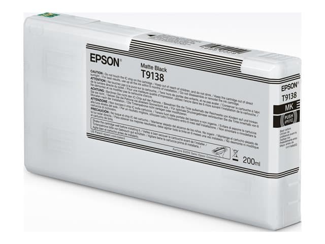 EPSON - T9138 - matte black - original - ink cartridge