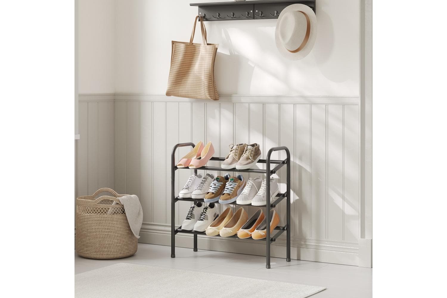 Shoe Rack | Shoe Storage Rack | Steel | Expandable