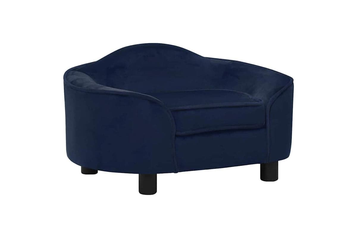 Dog Sofa Blue 67x47x36 Cm Plush