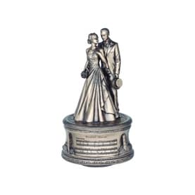 Just Married Bronze Music Box