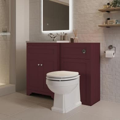 Baxenden 1100mm Toilet and Sink Unit