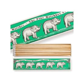 Green Elephants Match Box