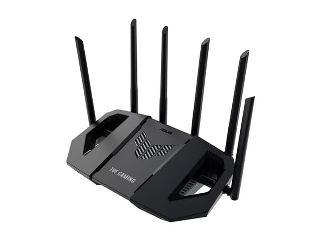 ASUSTEK - ASUS TUF Gaming BE6500 - wireless router - Wi-Fi 7 - desktop