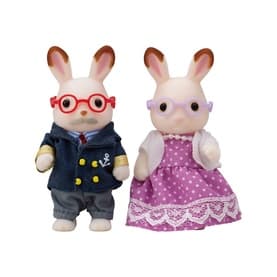 Chocolate Rabbit Grandparents Set