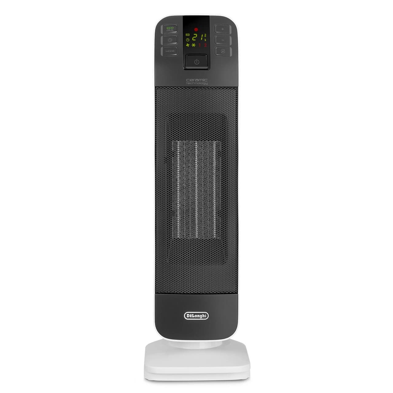 De'Longhi HFX65V20 2KW Bend Line Ceramic Fan Heater – Black