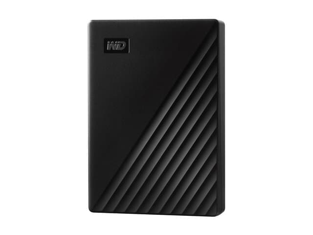 WESTERN DIGITAL - WD My Passport WDBR9S0060BBK - Hard drive - encrypted - 6 TB - external (portable) - USB 3.2 Gen 1 - 256-bit AES - black
