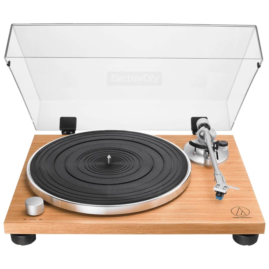 Audio-Technica LPW30 Belt Drive Manual Turntable | Teak