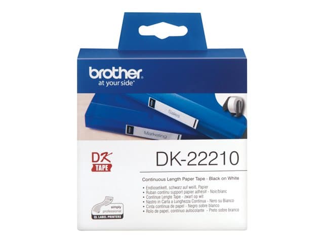 BROTHER - CINTA CONTINUA BLANCA ANCHO 29MM LONGITUD 30.48M