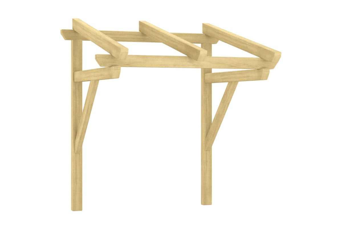 vidaXL 318569 Door Canopy 100x100x100cm Impregnated Solid Wood Pine