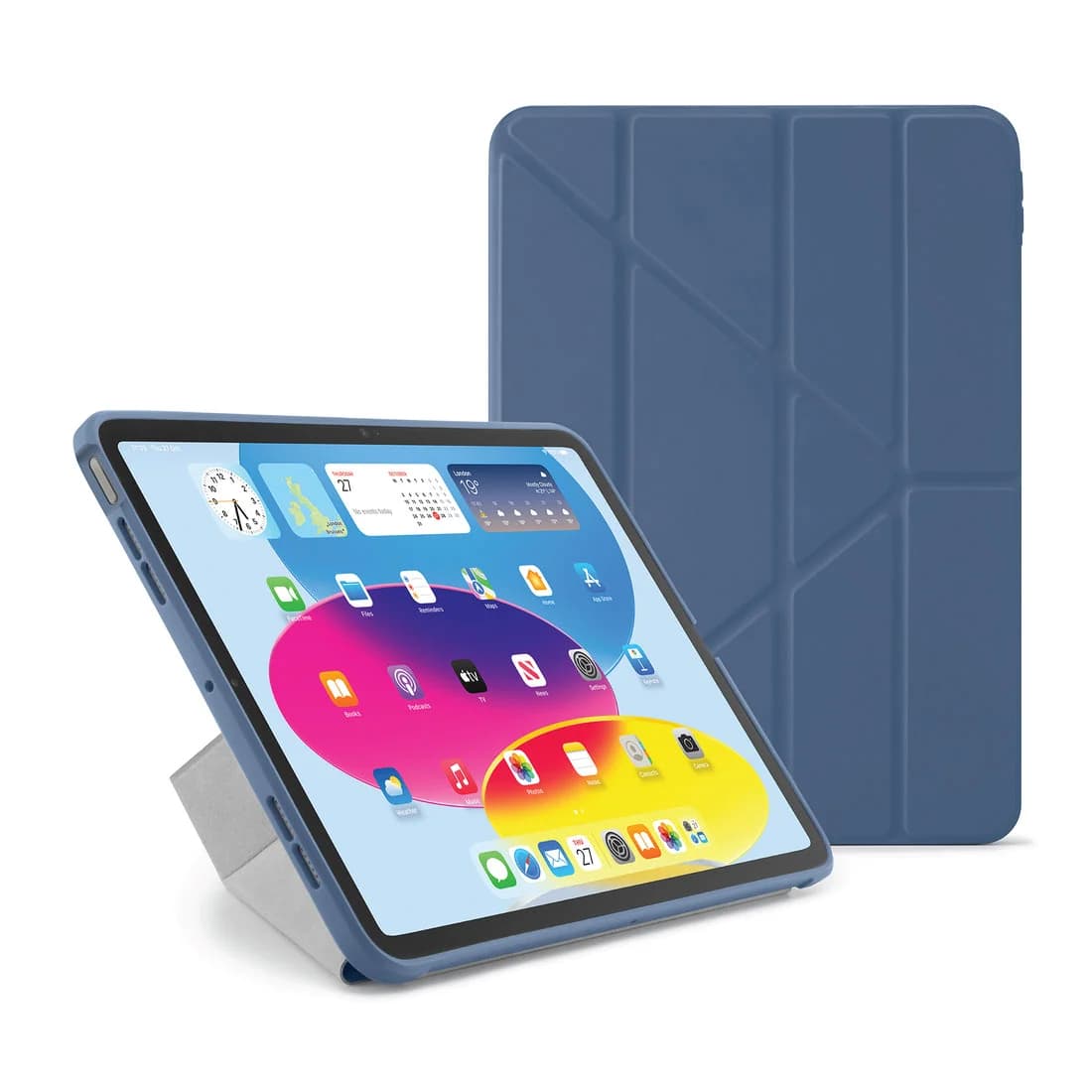 Pipetto Origami No1 Original Case for iPad 10th Gen - Navy | P052-51-V