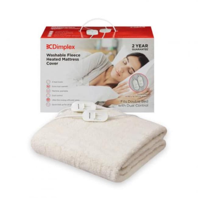 Dimplex Double Washable Fleece Heated Mattress Cover - DMC3002