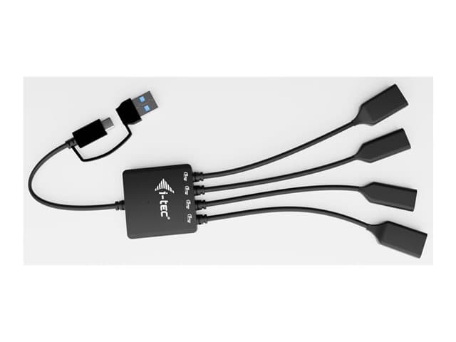 I-TEC - hub - USB-C/USB-A cable - 4 ports