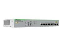 ALLIED TELESIS - Allied Telesis AT iGS950/10PS - Switch - smart - 8 x 10/100/1000 (PoE+) + 2 x 100/1000 SFP (uplink) - desktop, wall-mountable, rack-mountable - PoE+ (130 W) - TAA Compliant