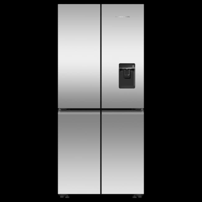 Fisher Paykel 498lt Series 7 Quad Door Fridge Freezer - Silver | RF500QNUX1